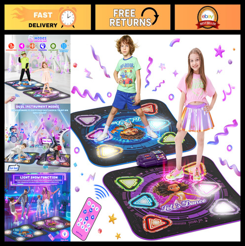Light dance mat for - light, up