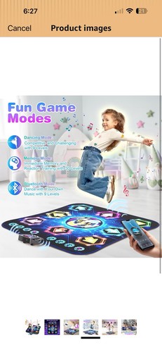 Dance mat light 8 - mat,, up